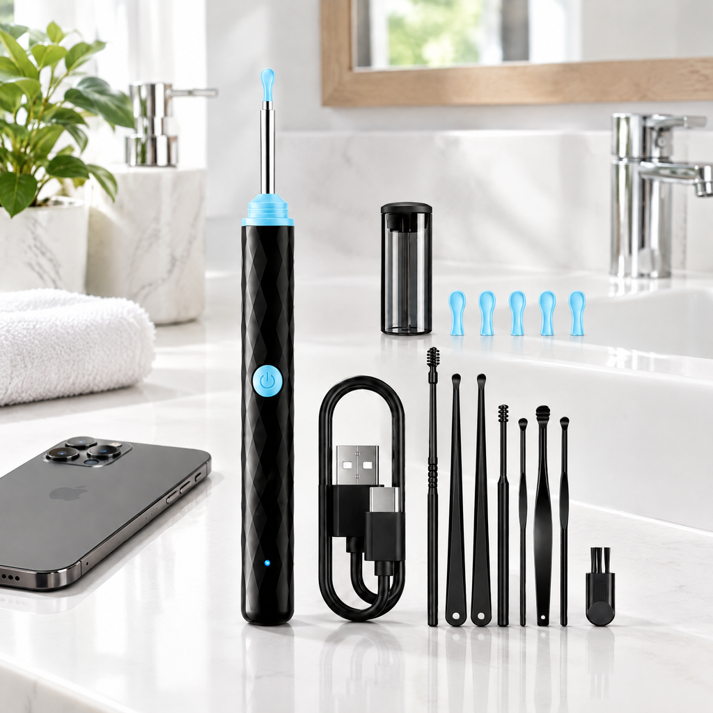 Visual Ear Cleaning Kit with Camera – lifestyle