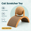 Interactive Cat Scratcher with Spinning Ball – highlights