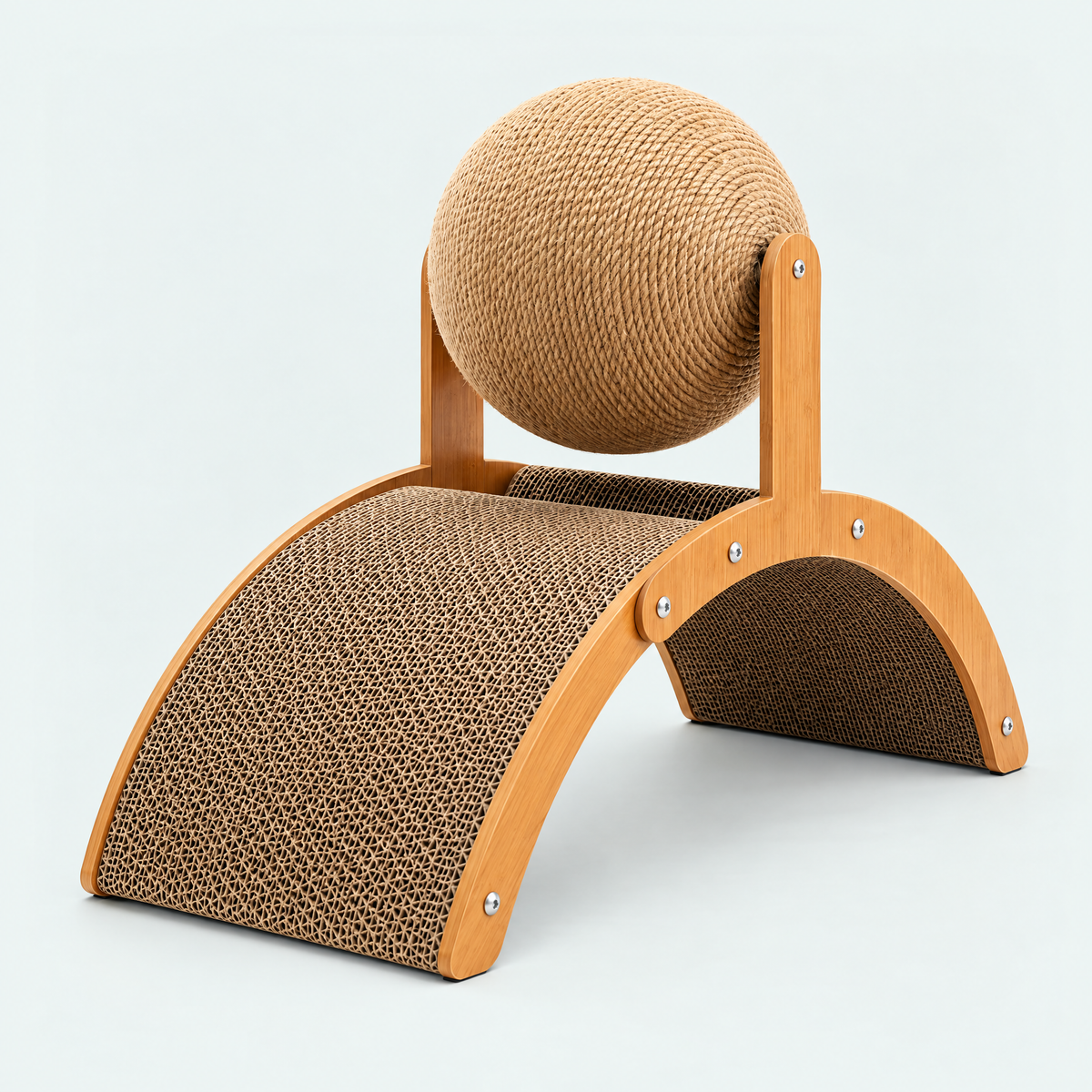 Interactive Cat Scratcher with Spinning Ball – product photo