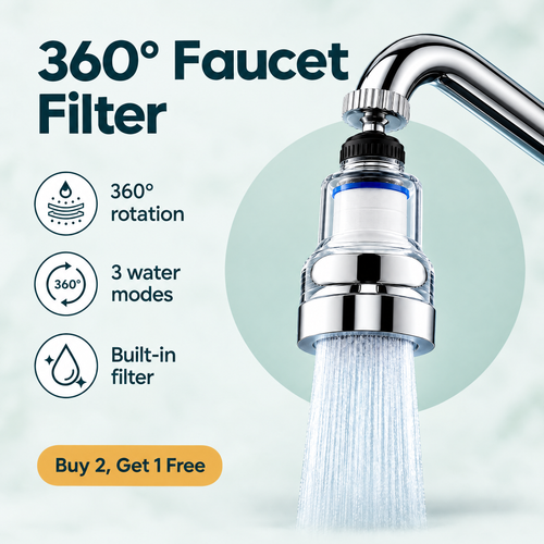 360° Rotating Faucet Filter – highlights