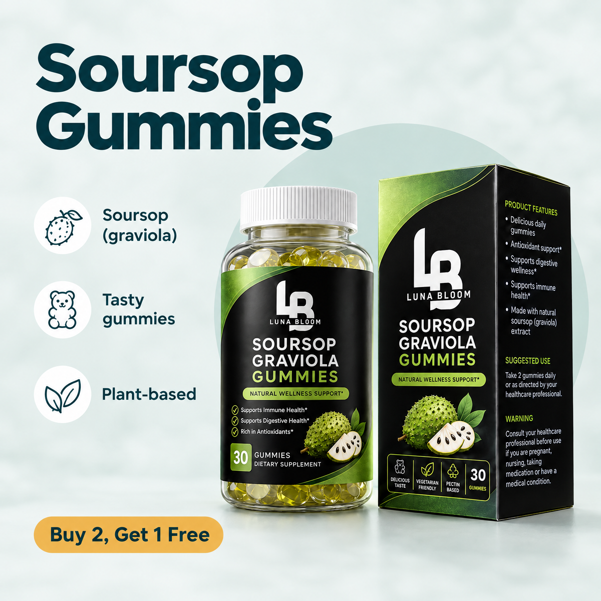 Soursop Graviola Gummies – highlights