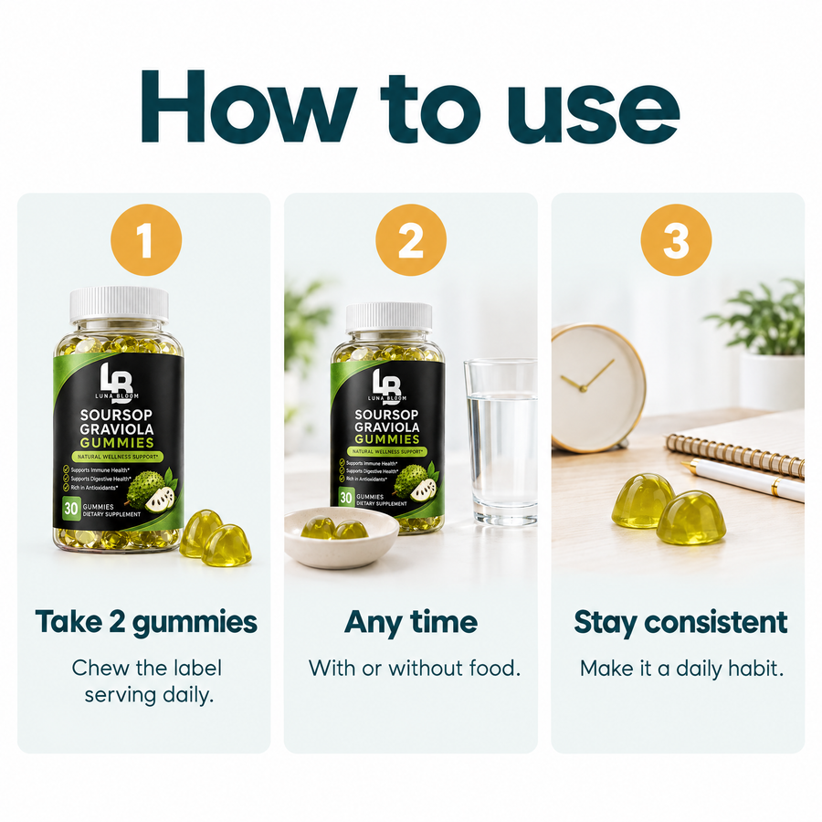 Soursop Graviola Gummies – how to use