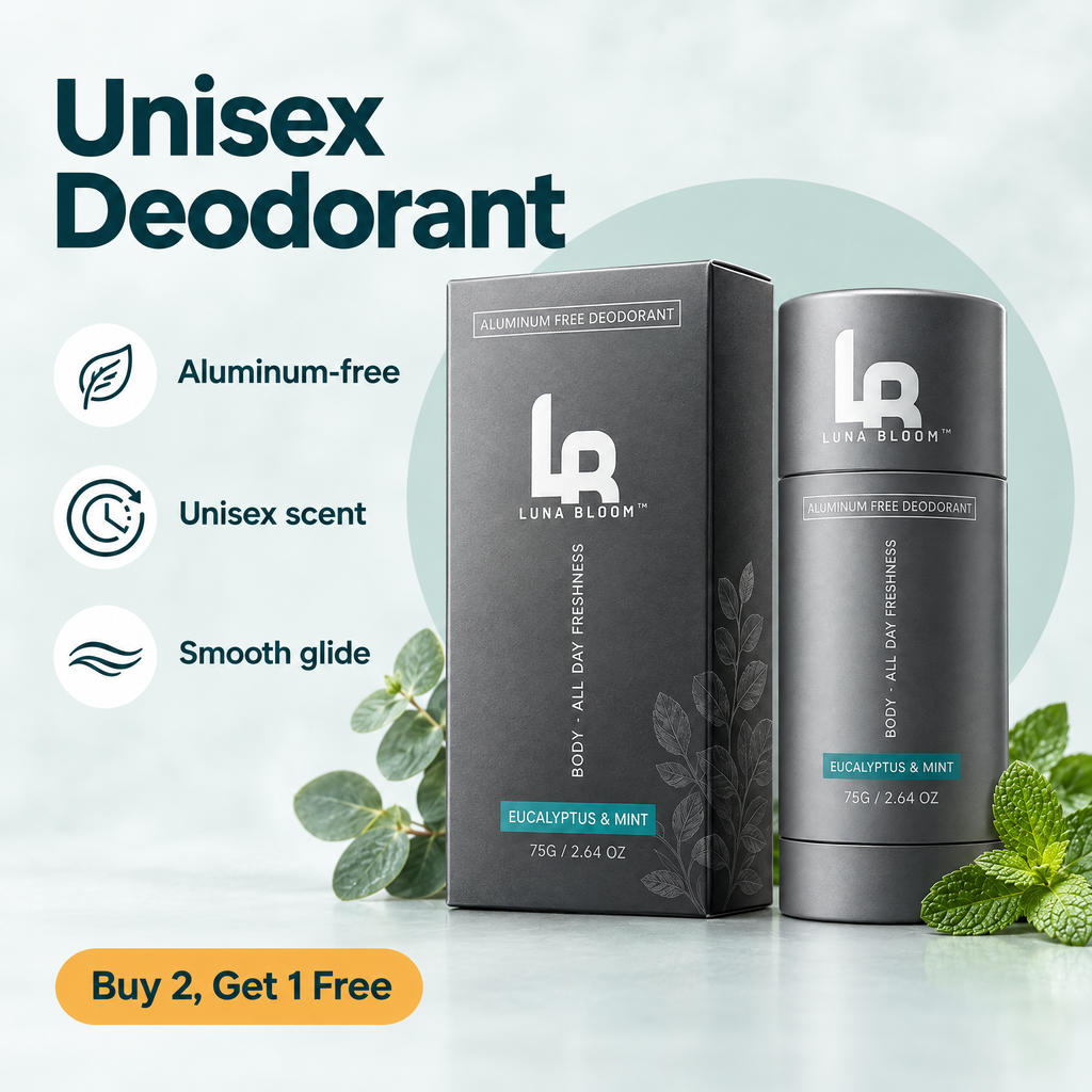 Aluminum-Free Unisex Deodorant Stick – highlights