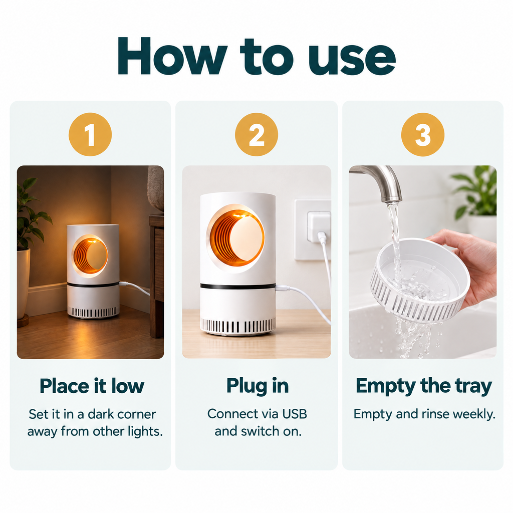 UV Mosquito Trap Lamp – how to use