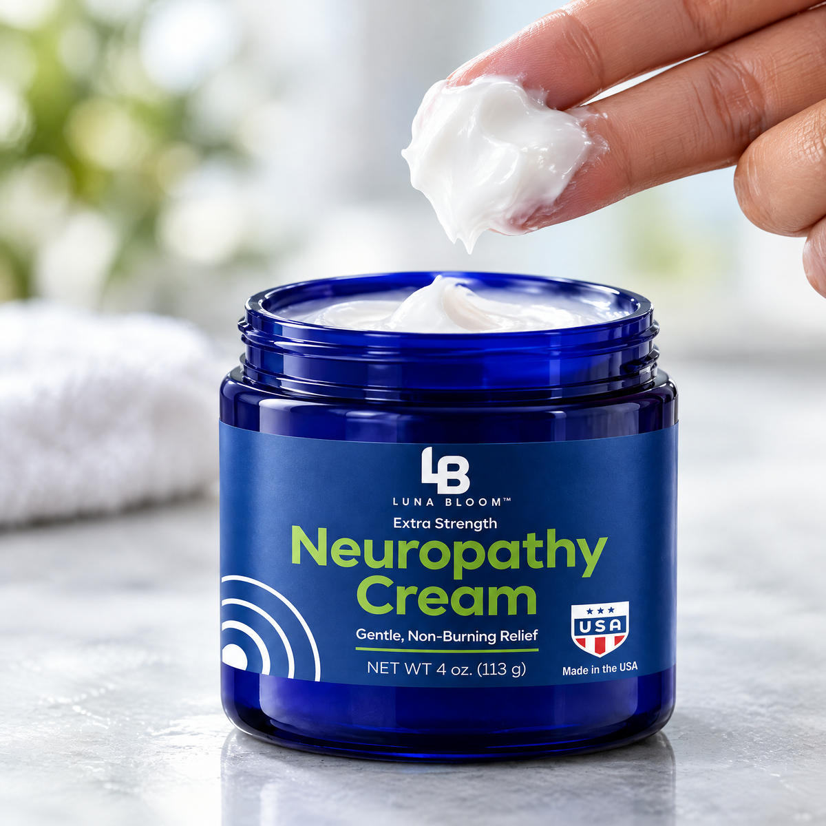 Foot & Leg Comfort Cream – close-up
