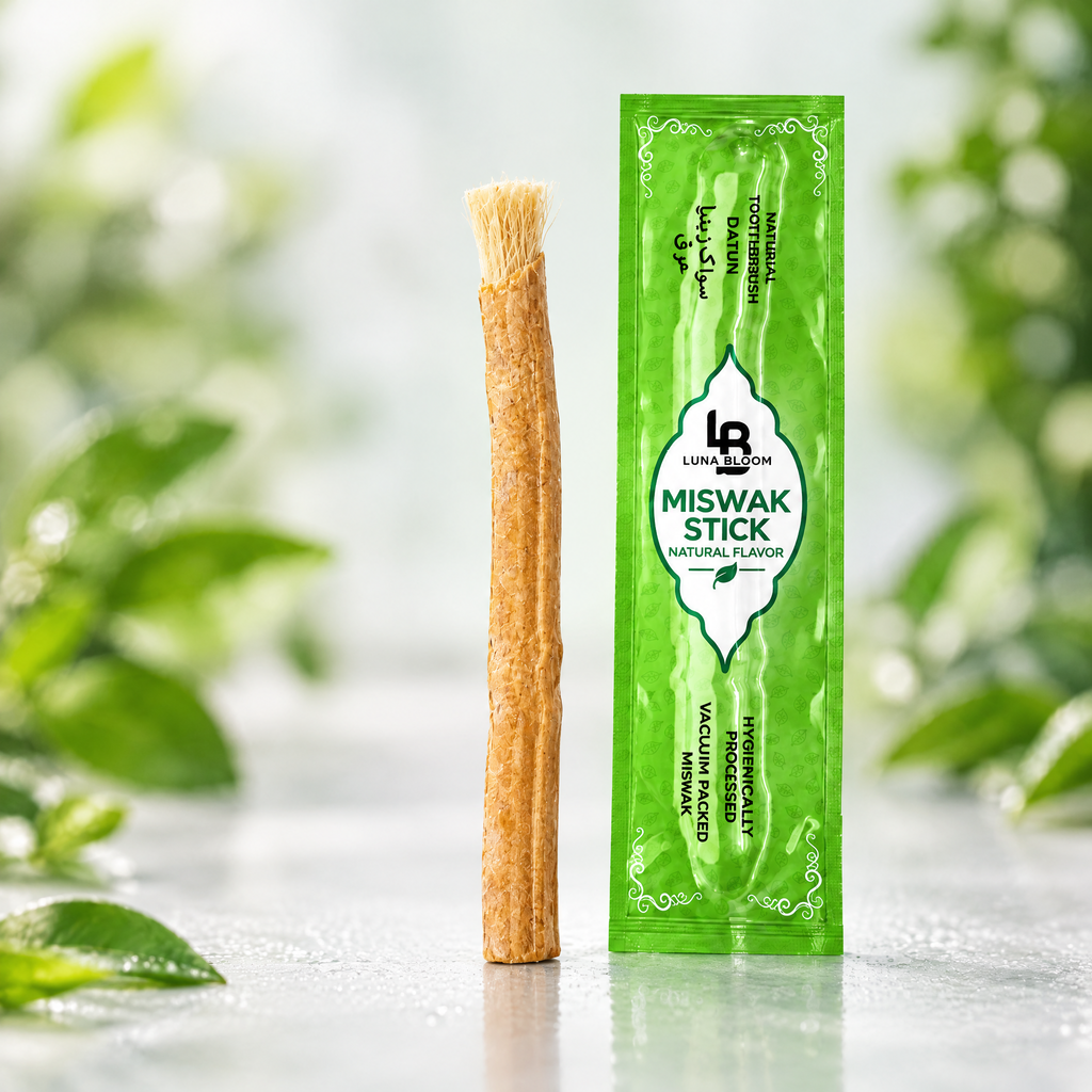 Natural Miswak Toothbrush Stick – close-up