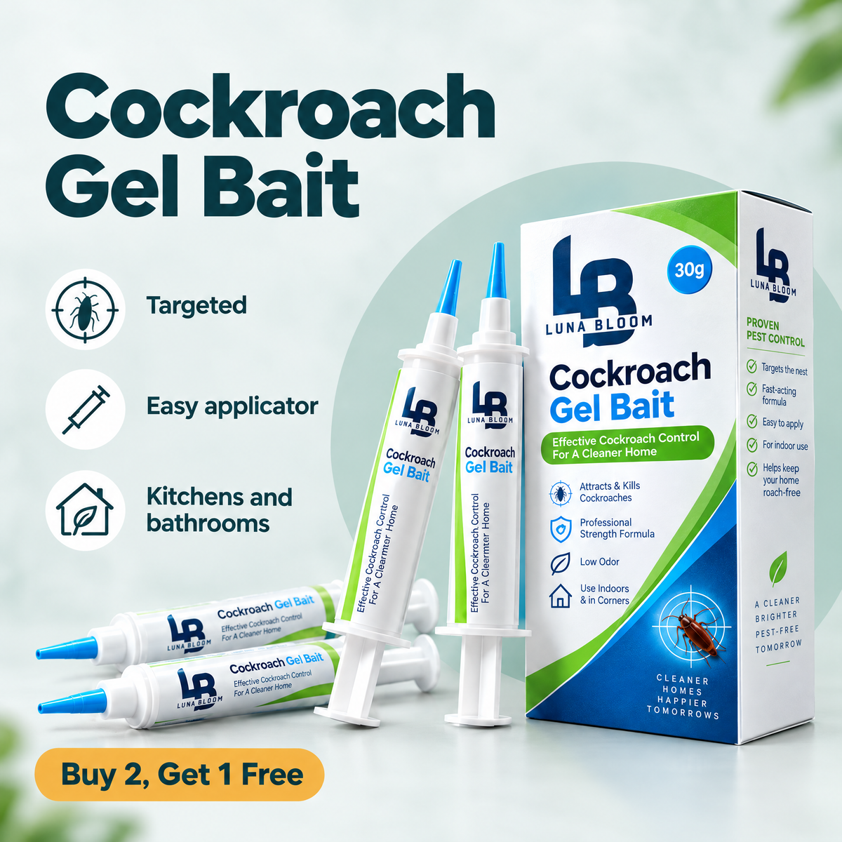 Cockroach Gel Bait – highlights