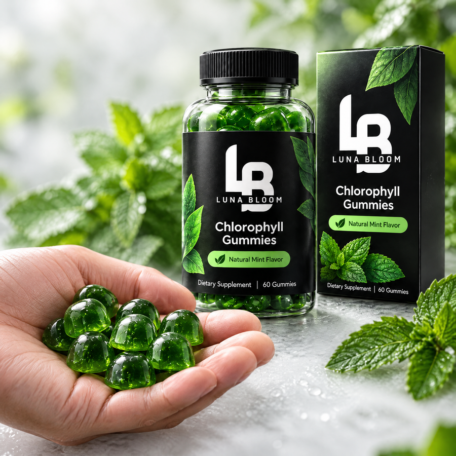 Chlorophyll Gummies – close-up