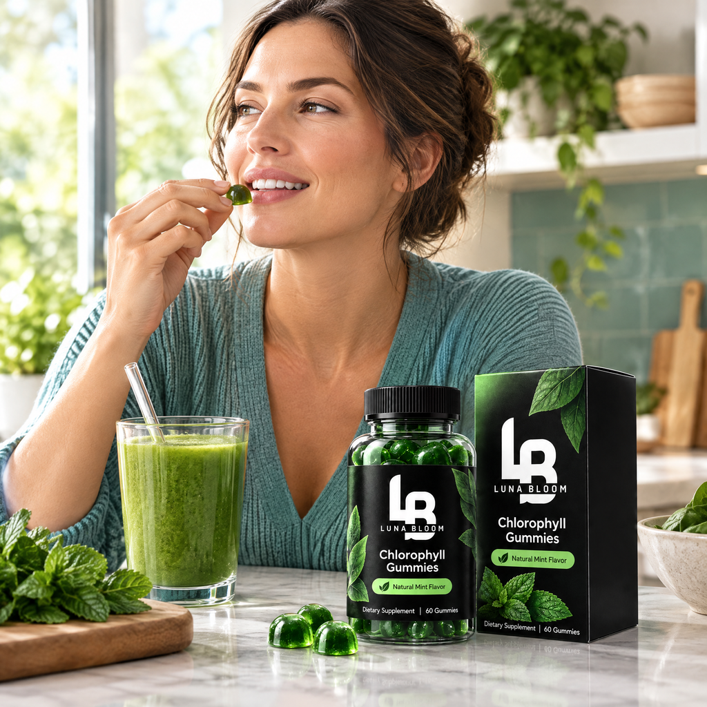 Chlorophyll Gummies – in use