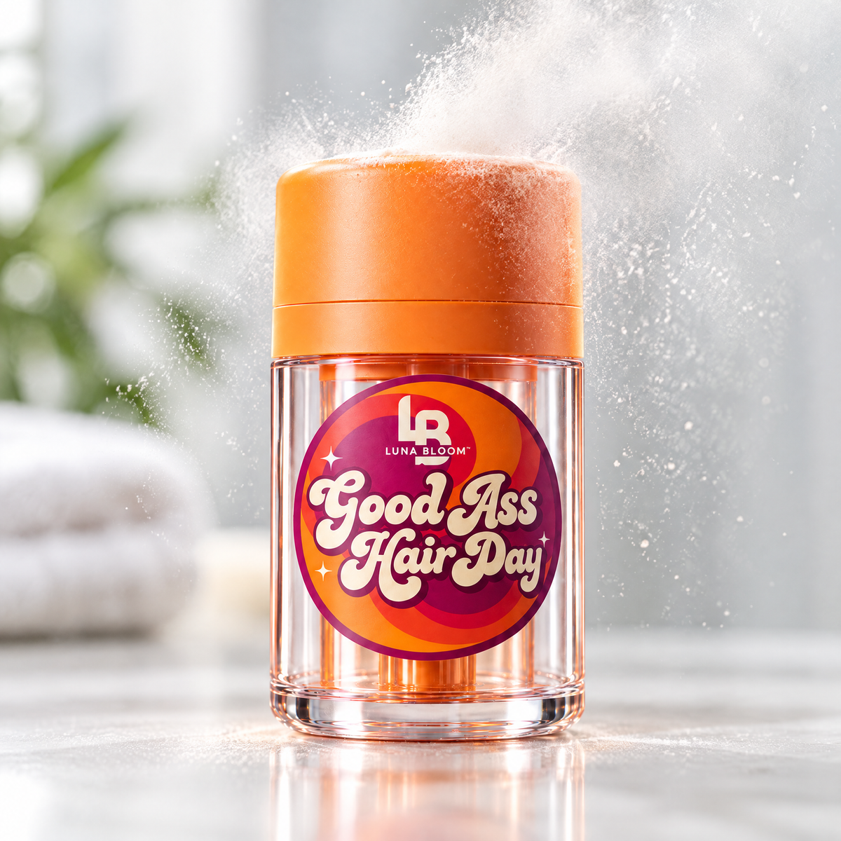 No-Wash Powder Dry Shampoo – close-up