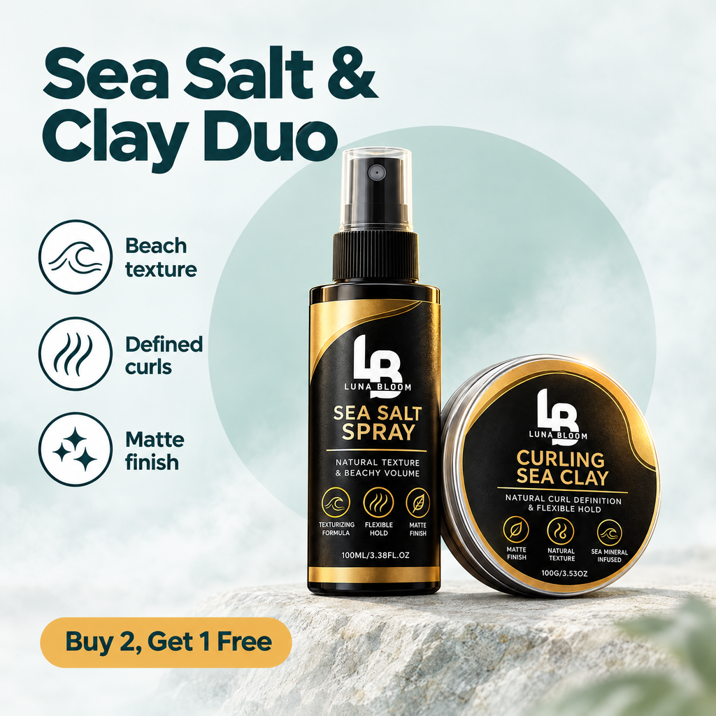 Sea Salt Spray & Curling Sea Clay Bundle – highlights