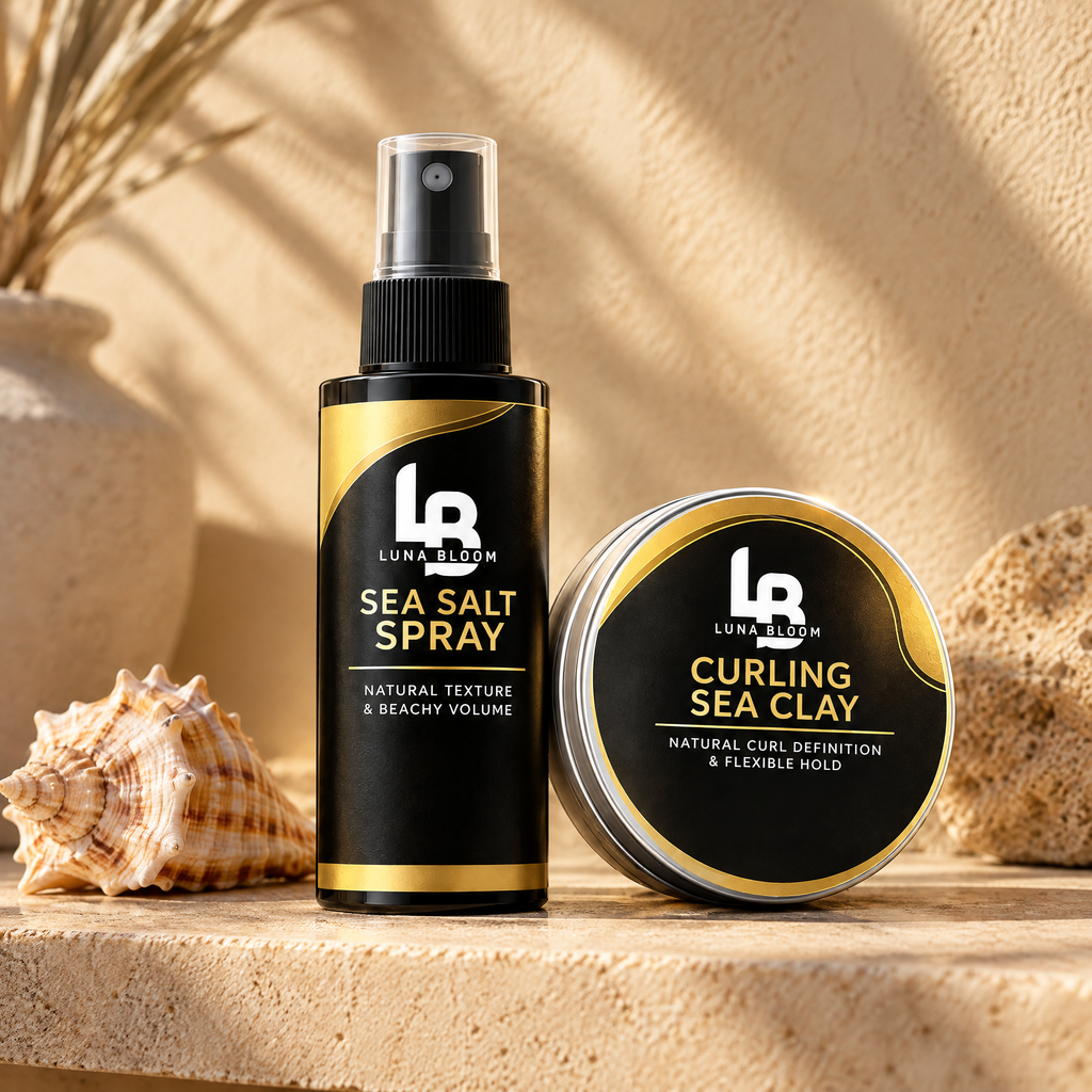 Sea Salt Spray & Curling Sea Clay Bundle – lifestyle
