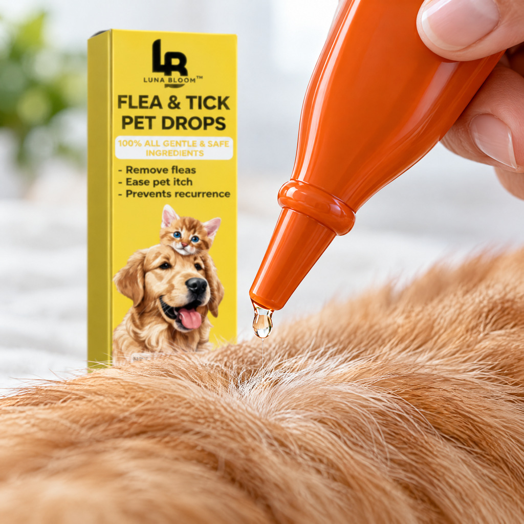 Flea & Tick Pet Drops – close-up